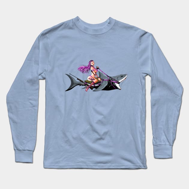 Under the Sea Pearl Long Sleeve T-Shirt by DougSQ